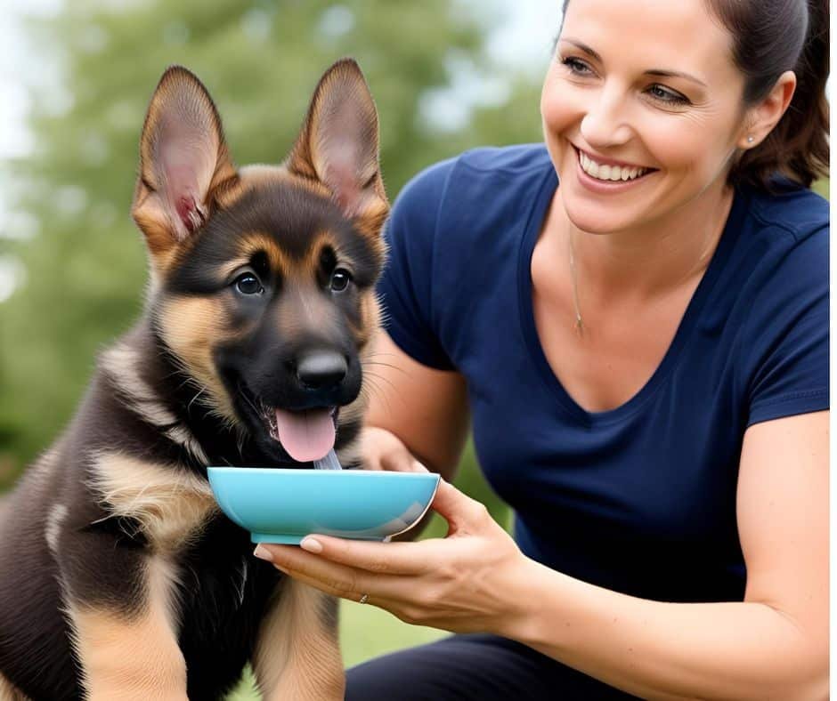 German Shepherd Puppy Water Schedule: How Much Water Should a Puppy Drink?