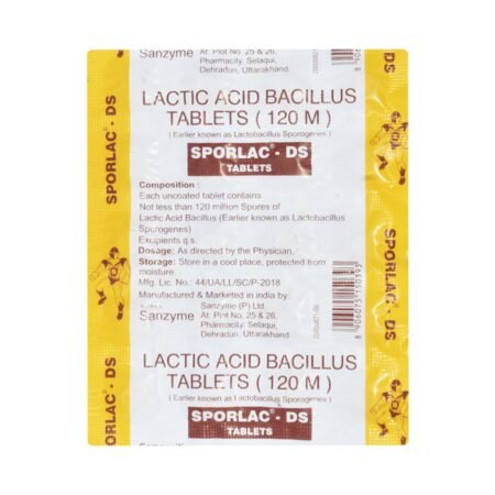 Sporlac DS Tablet for Mild Diarrhea in Dogs