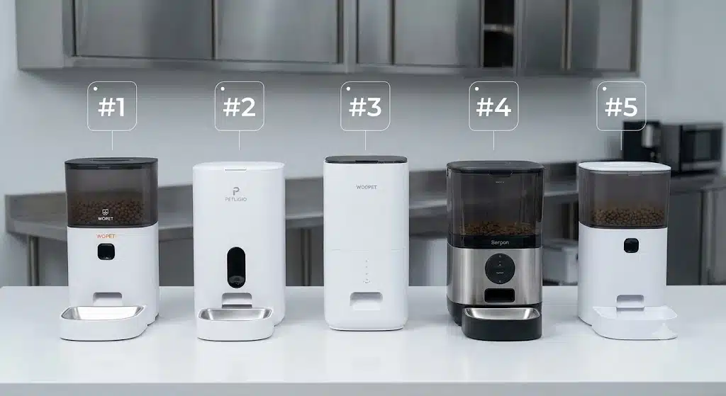 5 Best Automatic Dog Food Feeders in 2026 (Vet-Reviewed & Tested for Large Breeds) Automatic pet feeders