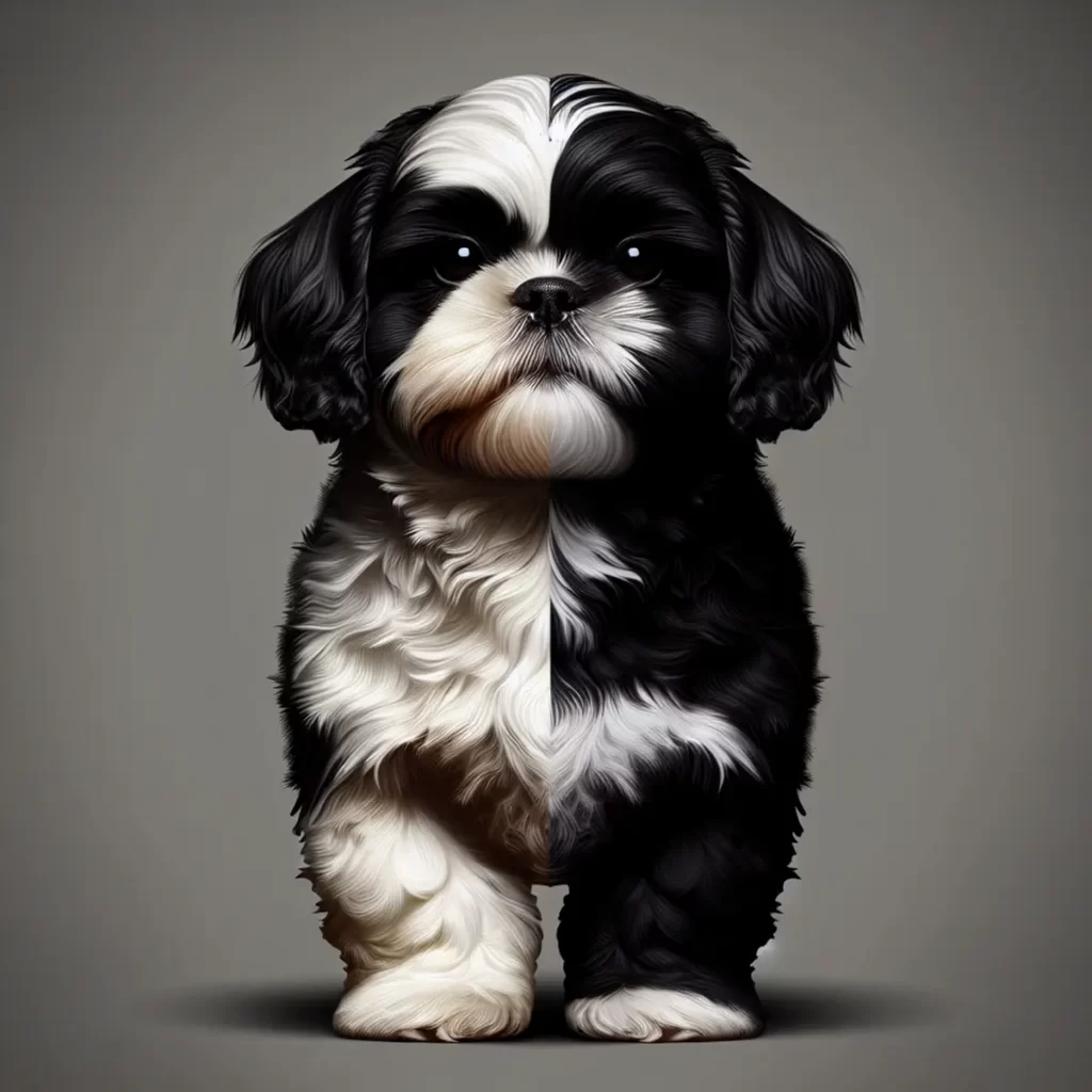 Black and White Shih Tzu Dogs and Their Enduring Appeal