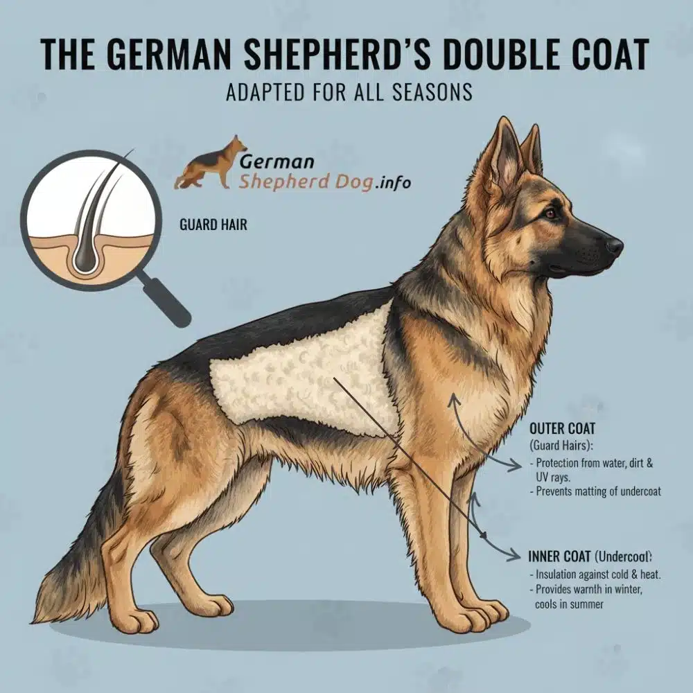 German Shepherd Double Coat